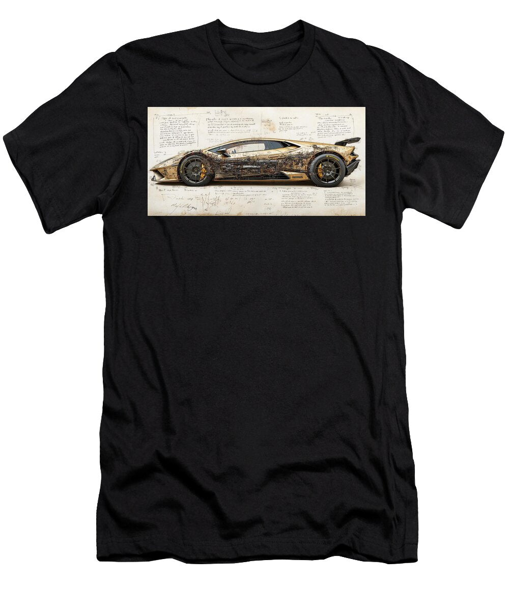 Huracan Sterrato in Renaissance Lines Frederick Vellani T-Shirt