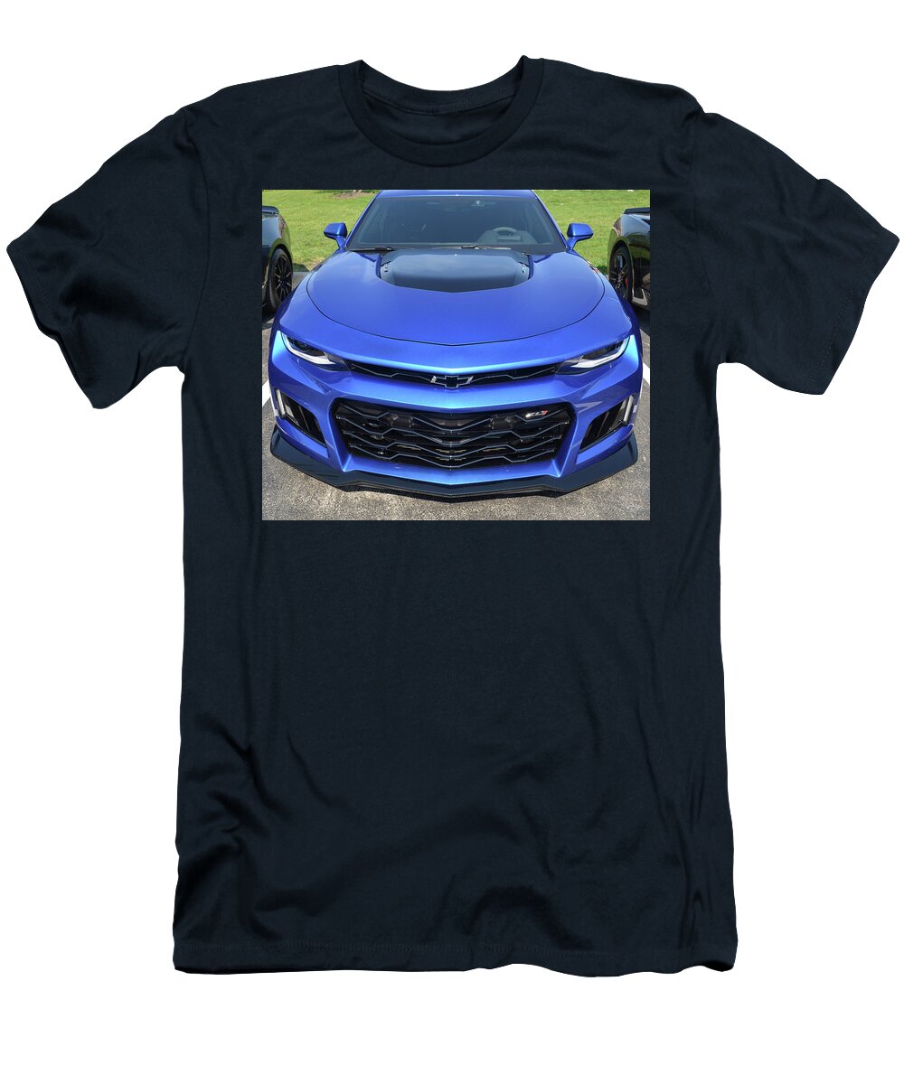 Hyper Blue Metallic 2017 Chevrolet Camaro Zl1 Roger Fink T-Shirt