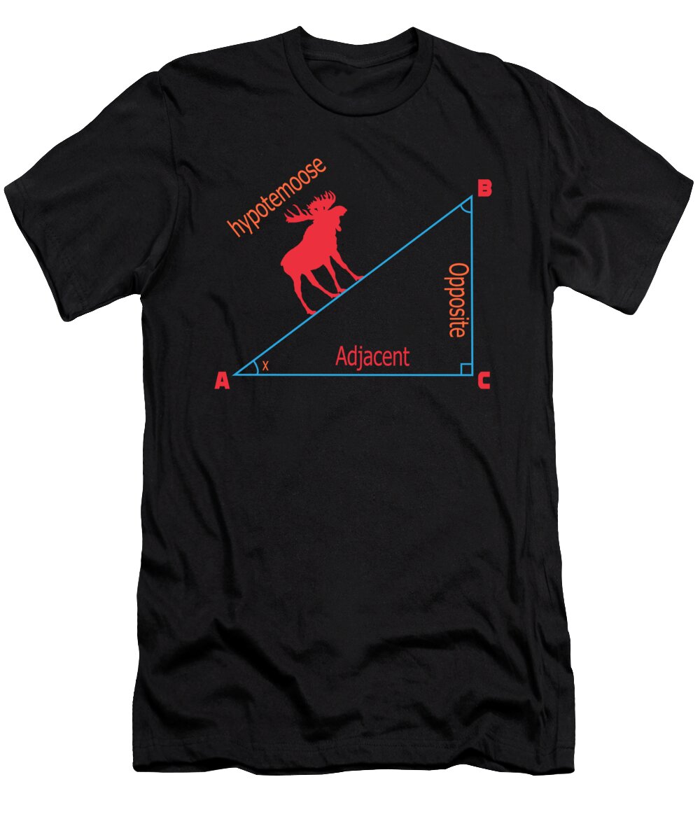 Hypotemoose Funny Geometrical Pun Sarcastic P T-Shirt