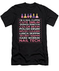 I Am Nail Nail Clippin Fingernail Manicure Moon T-Shirt