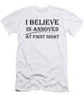 I Believe in Annoyed At First Sight Jacob Zelazny T-Shirt