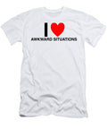 I Heart Awkward Situations in Classic in White I Heart Everything T-Shirt
