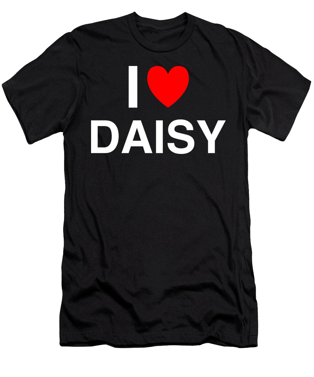 I Heart Daisy in Classic in Black I Heart Everything T-Shirt
