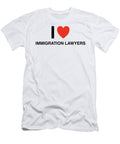 I Heart Immigration Lawyers in Black I Heart Everything T-Shirt