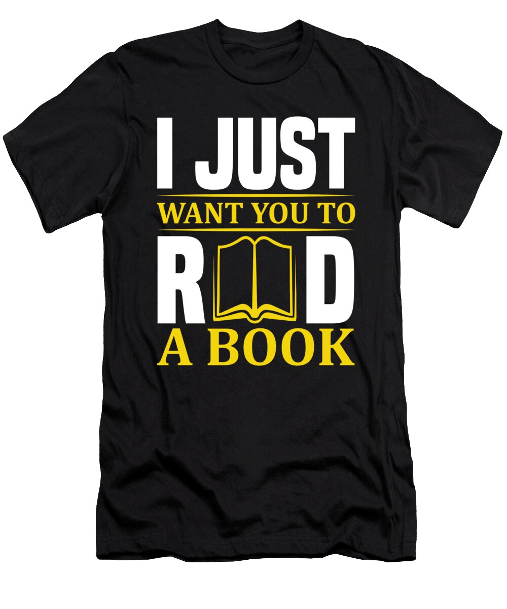 I Just Want You to Read a Book Jacob Zelazny T-Shirt