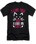I Like You But Ilike My Cats 01 Jacob Zelazny T-Shirt