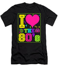 I Love 80s Vintage Retro Glow Party Bi Nutz T-Shirt