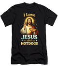 I Love Jesus and Hotdogs John Lutheran T-Shirt