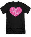 I Love Lucy Floral Logo Brand a T-Shirt