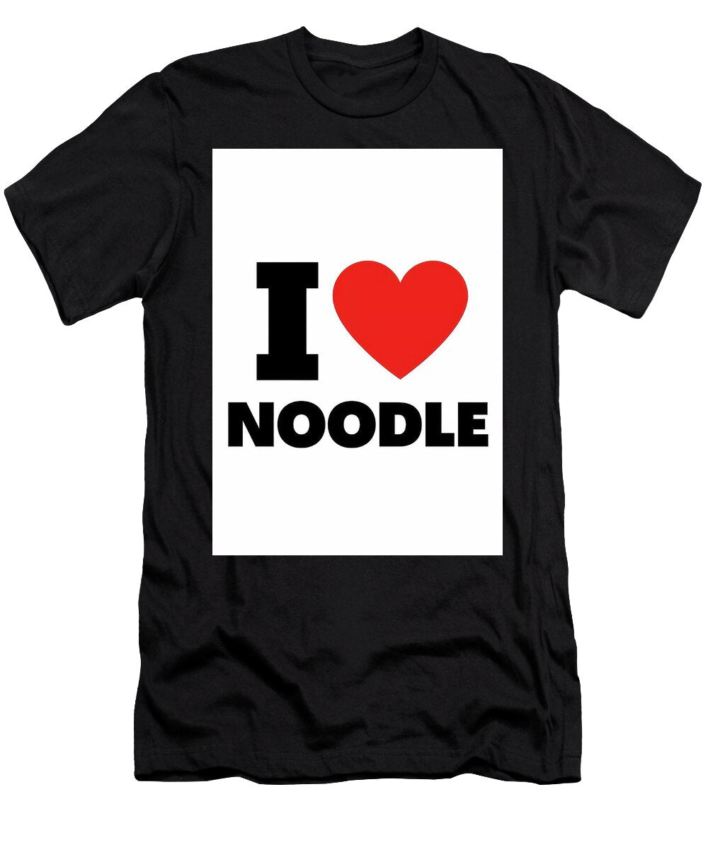 I Love Noodle Poster I Love Noodle Travel Poster Art Print T-Shirt