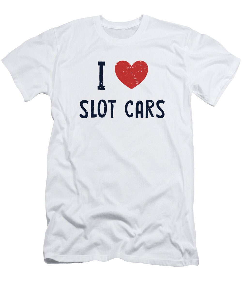 I Love Slot Cars Mini Car Drag Racing Rc Car Slot Car Graphics Lab T-Shirt