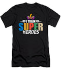 I Train Super Heroes Mardi Gras Mask Teacher the Perfect Presents T-Shirt
