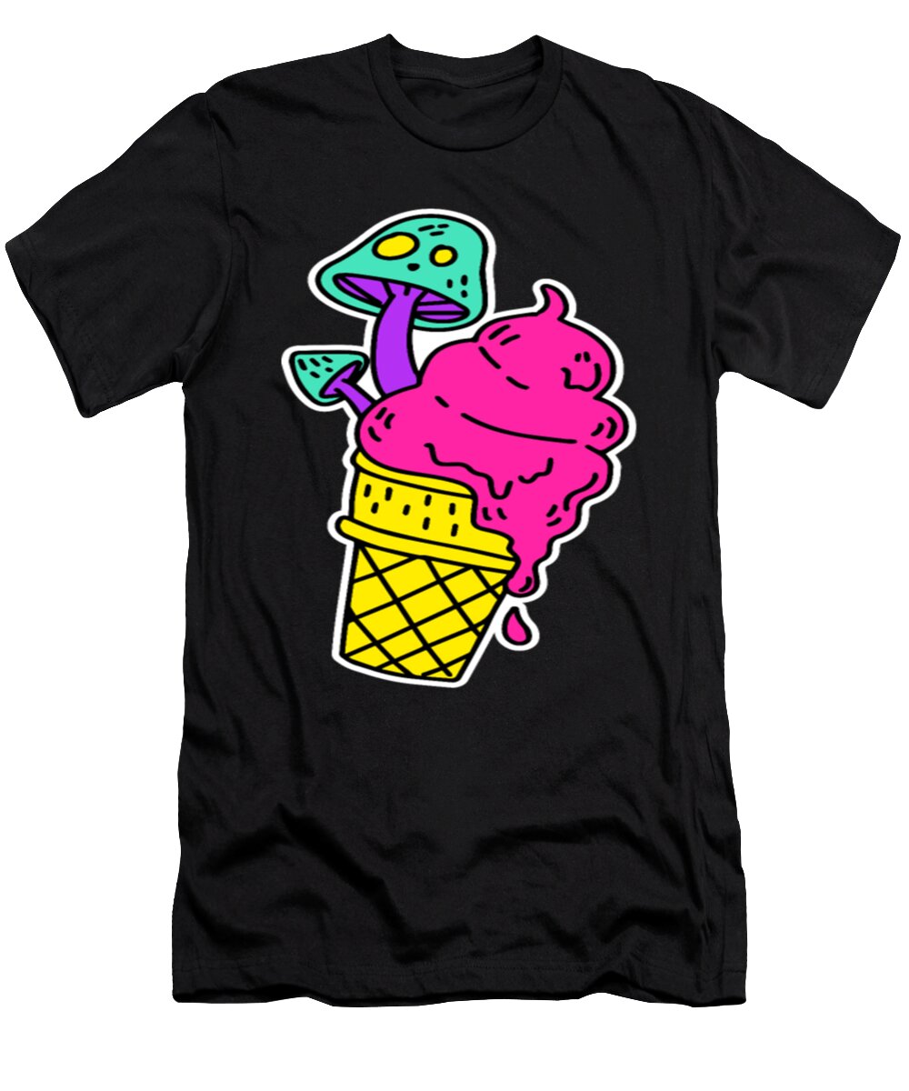 Ice Cream and Mushroom Tinh Tran Le Thanh T-Shirt