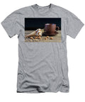 Ice Cream Cone on Wooden Table with Cup Oleg Yermolov T-Shirt