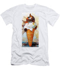 Ice Cream Cone Vanilla and Chocolate Dan Sproul T-Shirt