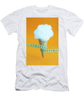 Ice Cream Cone with Polyester Filling Floating on a Orange Backg Dorin Puha T-Shirt