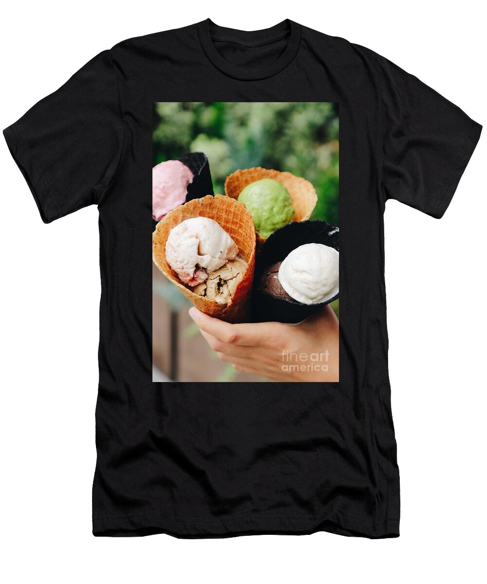 Ice Cream Cones Nomonkey B T-Shirt