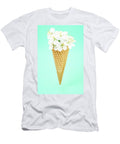 Ice Cream Waffle Cone with Apple Flowers Dorin Puha T-Shirt