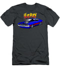 Iconic Legendary American Muscle Car Blue Ford Torino Coupe V8 Supercharged Vladyslav Shapovalenko T-Shirt