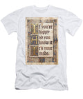 If Youre Happy Its Your Meds Funny Illuminated Manuscript Julia the Pooh T-Shirt