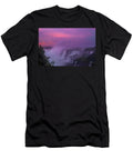 Iguazu Falls At Sunrise Devils Throat in Pink Morning Mist Mike Reid T-Shirt