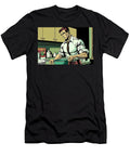 Illustration Comic Cartoon Style of Retro Vintage Businessman Housekeeper Dishwasher Pride Onionmarket T-Shirt