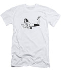 Illustration of Woman Reading Book Csa Images T-Shirt