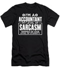 Im an Accountant My Level of Sarcasm Depends on Your Level of Stupidity Orange Pieces T-Shirt