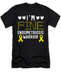 Im Fine Endo Warrior Endometriosis Awareness Disease Thepassionshop T-Shirt