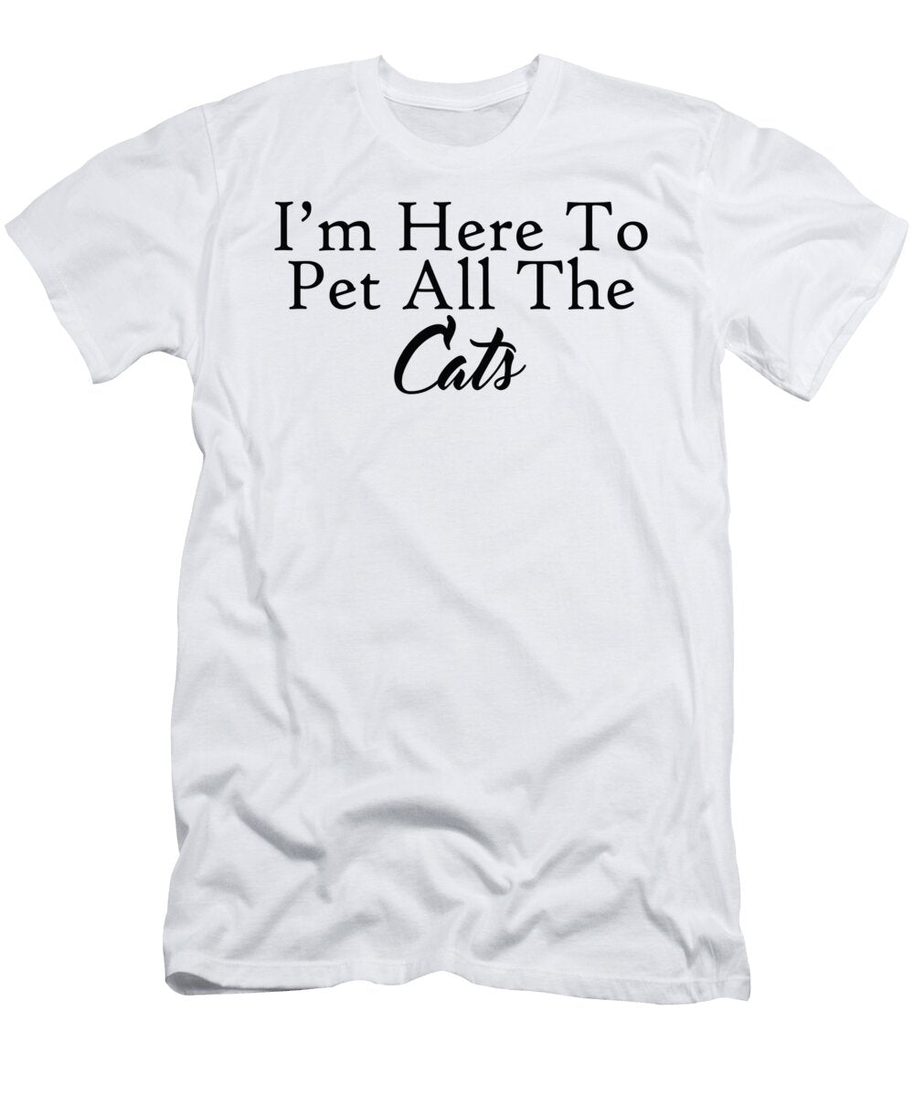 Im Here to Pet All the Cats Jacob Zelazny T-Shirt