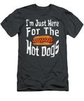 Im Just Here for the Hot Dogs Funny Hotdog Independence Day Moterh Malee T-Shirt