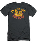Im Just Here for the Hot Dogs Funny Hotdog Lover Felixh Adie T-Shirt