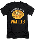 Im Just Here for the Waffles Waffle Pancakes Alessandra Roth T-Shirt