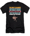 Im Not Clumsy the Floor Hates Me Foolish Ostrich Maximus Designs T-Shirt