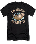Im Otterly Exhausted Adorable Sea Otter Tired Pun the Perfect Presents T-Shirt