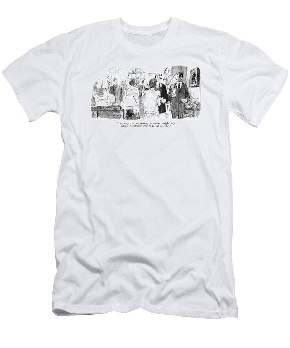 Im Sorry Im Not Speaking to Anyone Tonight Joseph Mirachi T-Shirt