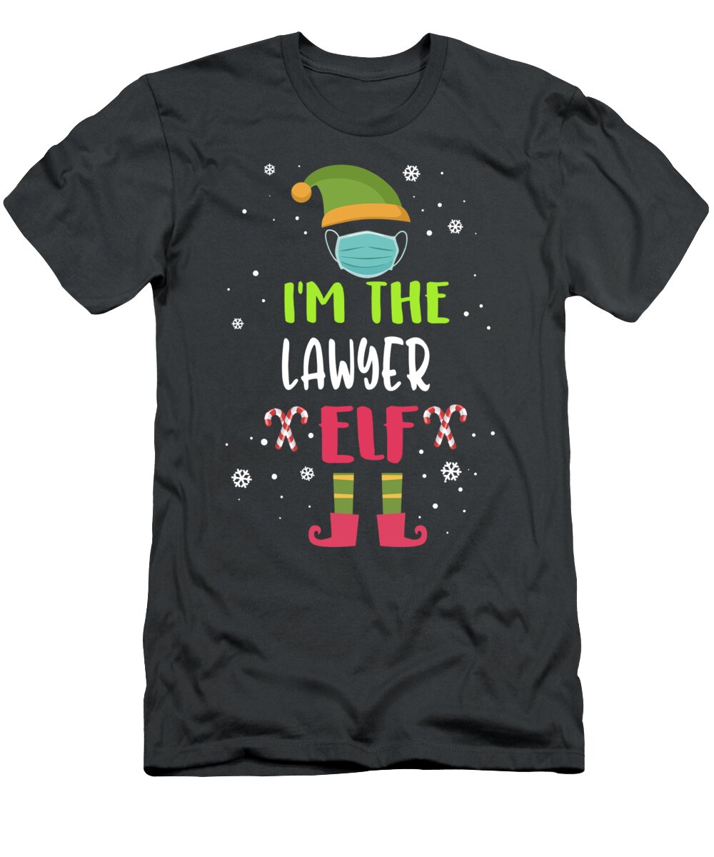 Im the Lawyer Elf Family Group Matching for Christmas Present Beaudz Evely T-Shirt