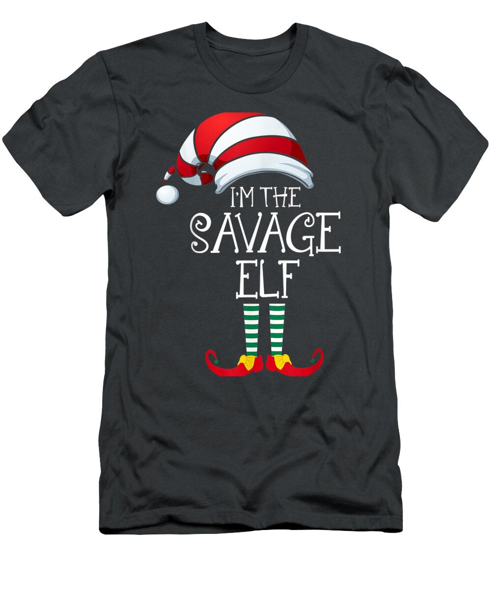 Im the Savage Elf Family Matching Christmas Gift Archie Mihri T-Shirt