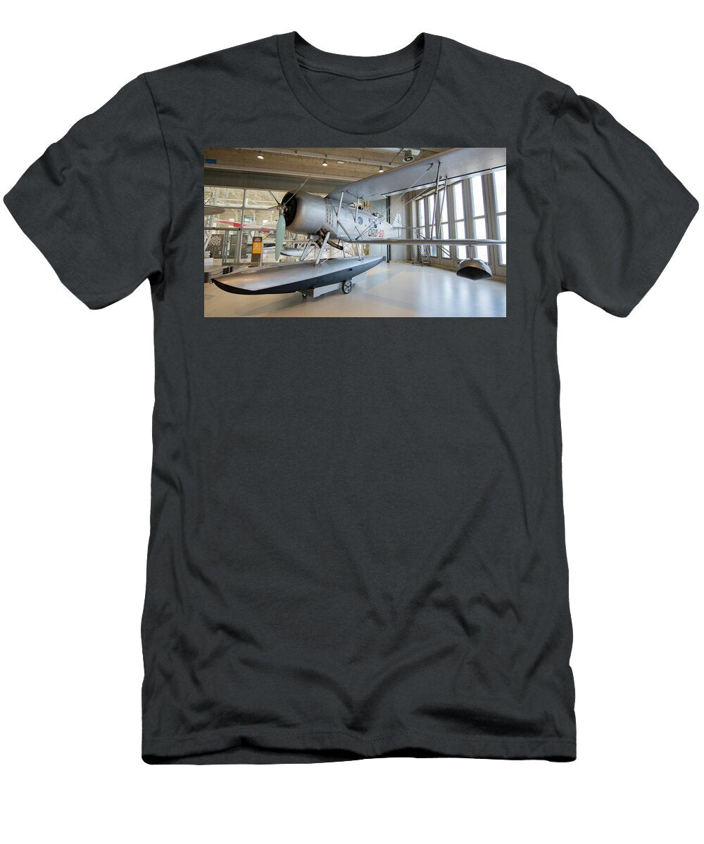 Imam Ro43 At Italian Air Force Museum in Vigna Di Valle Italy Ivan Batinic T-Shirt