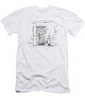 In an Elevator a Sign Reads Barbara Smaller T-Shirt