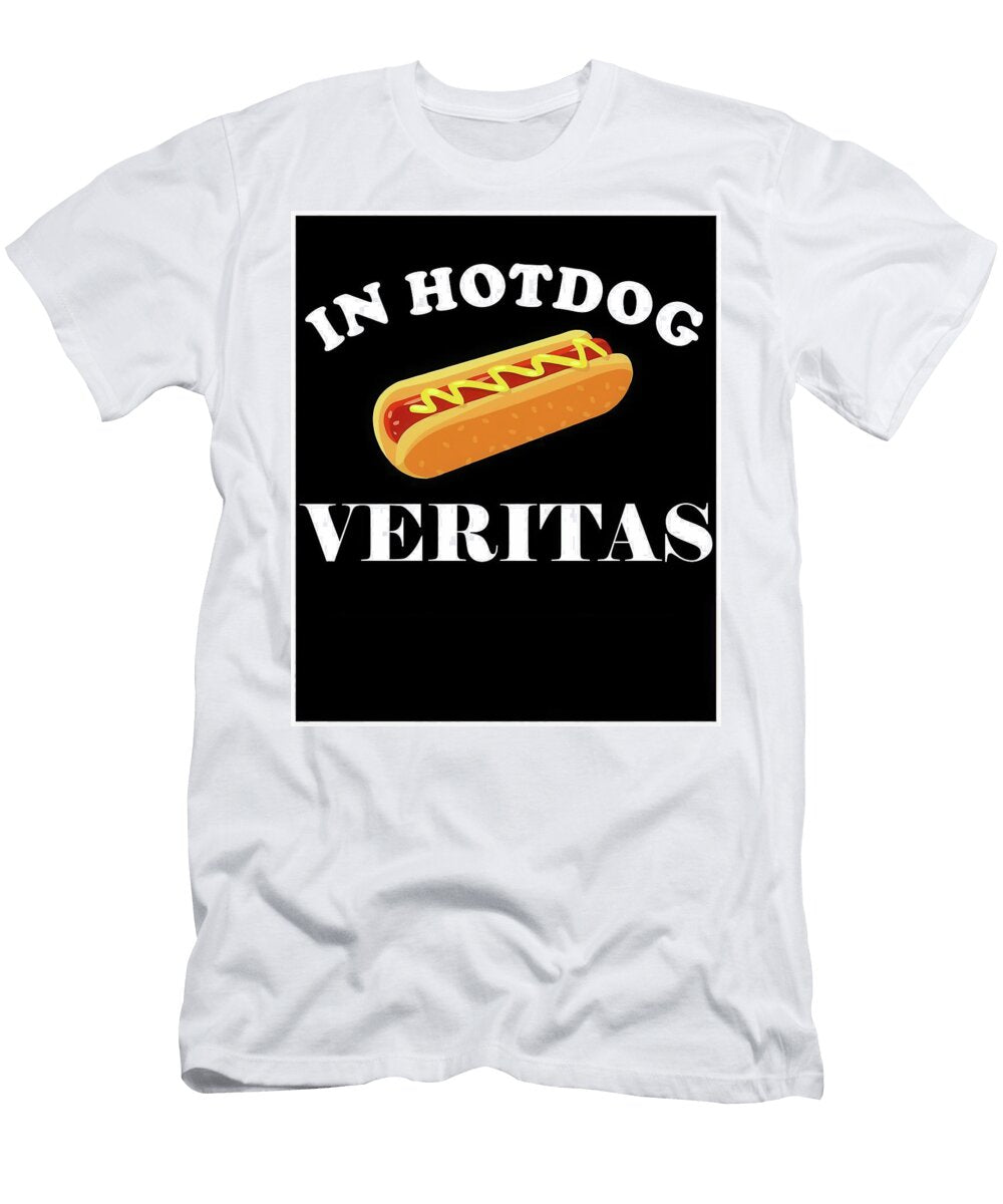 In Hotdog Veritas Funny Barbecue Saying Chloe Gray T-Shirt