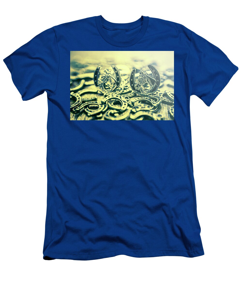 In Luck of the Horse Race Jorgo Photography Wall Art Gallery T-Shirt