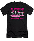 In October We Wear Pink Pharmacist Breast Cancer Natalie Lidford T-Shirt