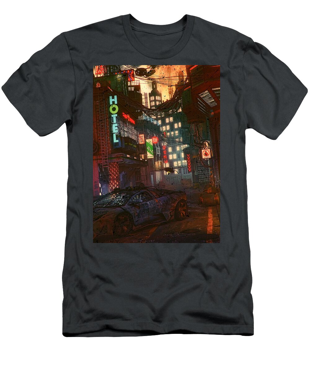 In the Cyberpunk Cyberpunk Art T-Shirt