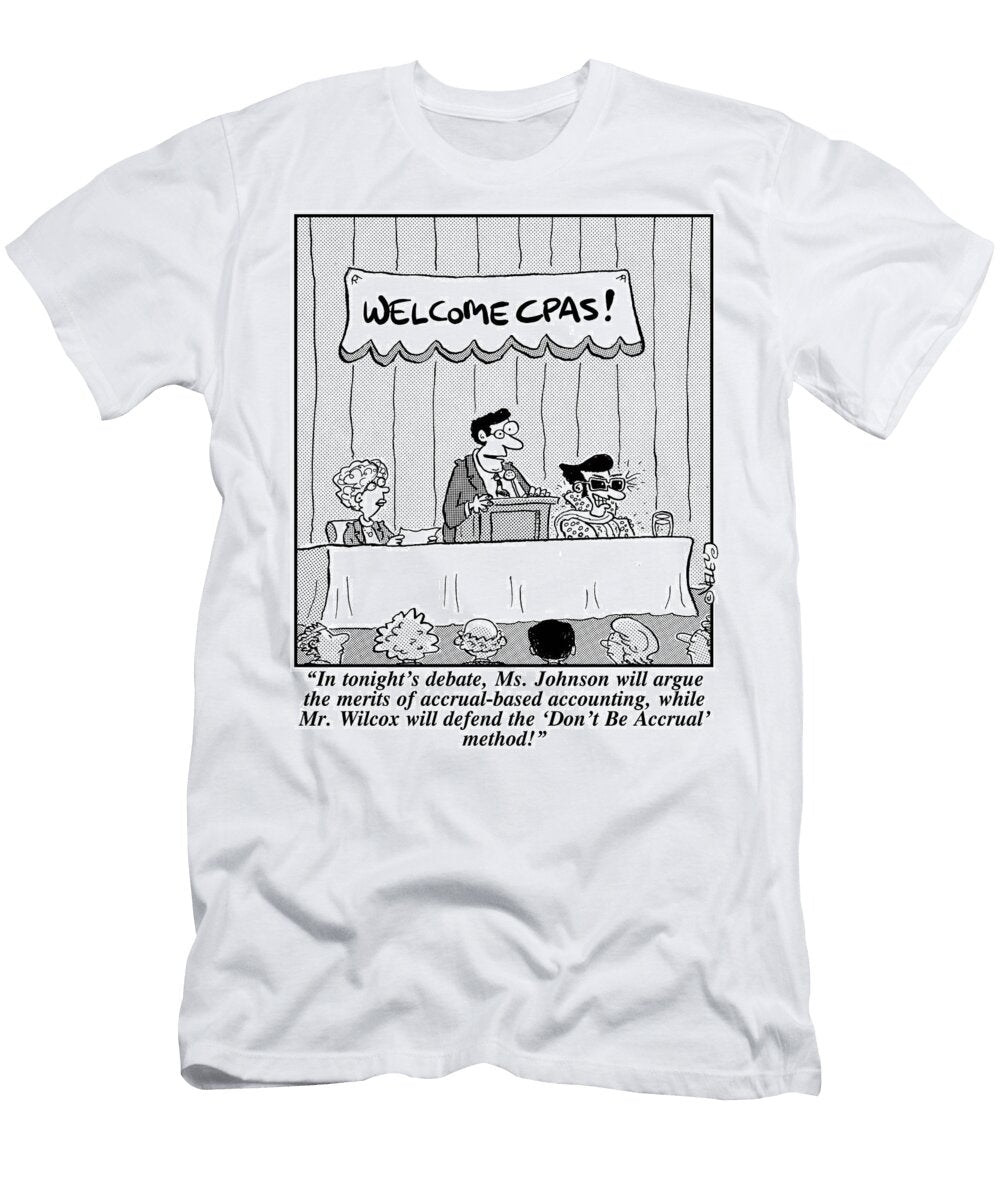 In Tonights Debate Ms Johnson Will Argue the Merits Bradford Veley T-Shirt