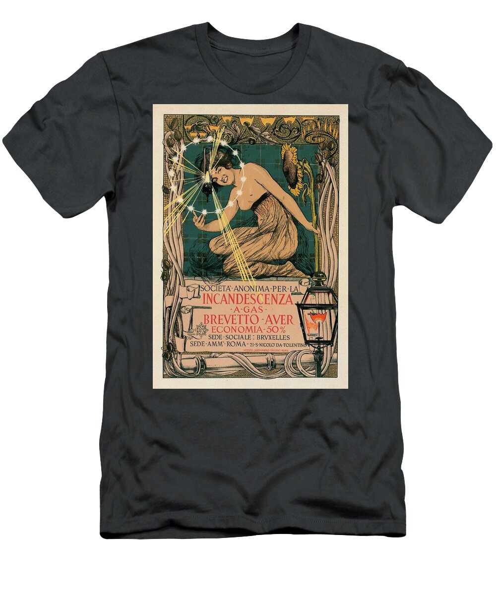 Incandescence Par Le Gaz Systeme Auer Giovanni Mario Mataloni T-Shirt