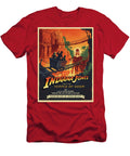 Indiana Jones and Temple of Doom Minimal Movie Poster Retro Film Poster Vintage 1984 Sampadart Gallery T-Shirt