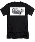 Industrial Steam Engine Demonstrating Mechanical Power Generation As5 Historic Illustrations T-Shirt