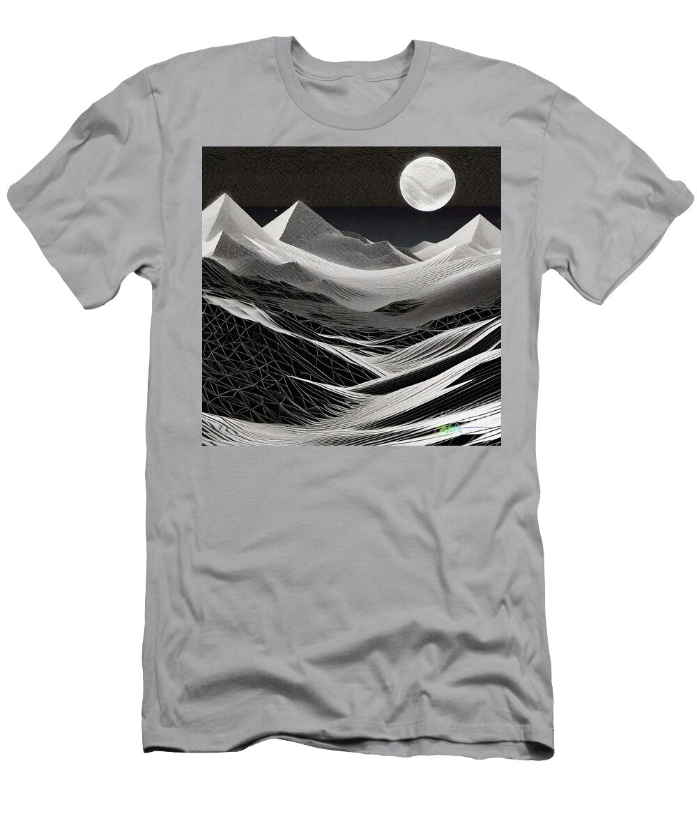 Ink Peaks Geometry Mountain Majesty 56 Benito Del Ray T-Shirt