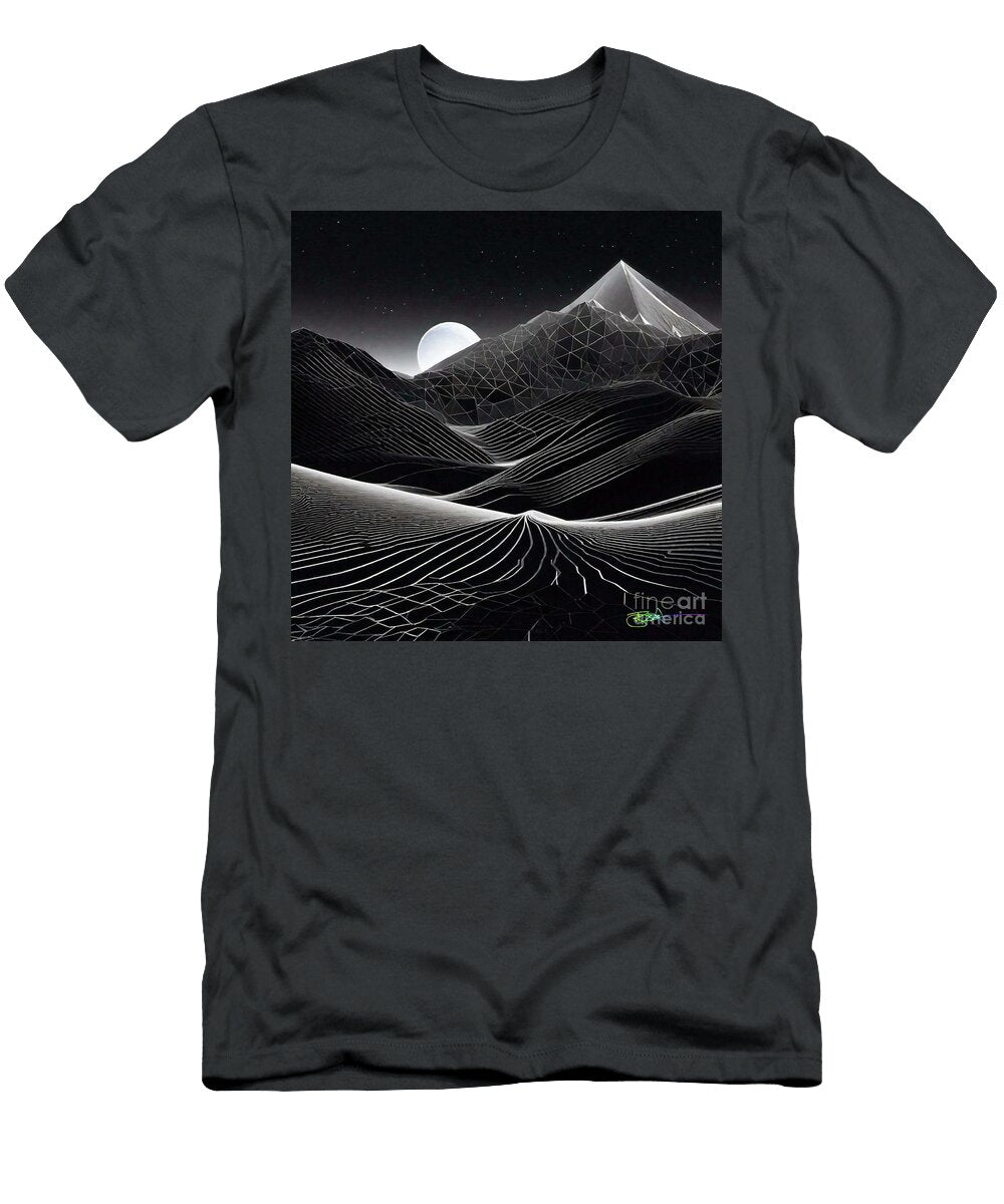 Ink Peaks Geometry Mountain Majesty 62 Benito Del Ray T-Shirt